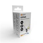 Solight LED žiarovka, miniglobe, 6W, E14, 4000K, 510lm, biela
