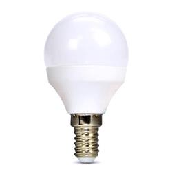 Solight LED žiarovka, miniglobe, 8W, E14, 3000K, 720lm, biela