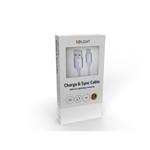 Solight lightning kábel, konektor USB 2.0 A - konektor Lightning, silikónový, 2 m