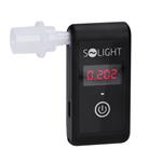 Solight mini alkohol tester, palivový článok, 0,0 - 5,0‰ BAC, citlivosť 0,08‰