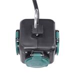 Solight predlžovacia kocka 3m, 3 zásuvky IP44, 3 x 1mm2, kábel gumový H05RR-F