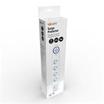 Solight přepěťová ochrana, 150J, 5 zásuvek, 3m, bílá