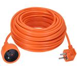 Solight prodlužovací přívod - spojka, 1 zásuvka, 30m, 3 x 1mm2, oranžová