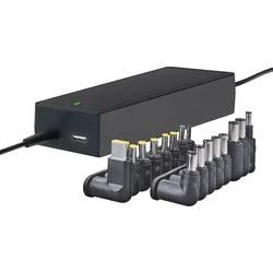 Solight Univerzální zdroj pro notebooky, 90W, 16 koncovek, automatický