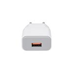 Solight USB nabíjací adaptér, rýchle nabíjanie: 1x USB Qualcomm, 5V2A/9V1,5A/12V1A, AC 230V, biela/sivá