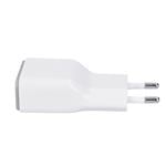 Solight USB nabíjací adaptér, rýchle nabíjanie: 1x USB Qualcomm, 5V2A/9V1,5A/12V1A, AC 230V, biela/sivá