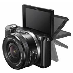 Sony Alpha A5000, objektiv 16-50mm, černý