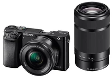Sony Alpha A6000, čierna + objektívy 16-50mm + 55-210mm ILCE6000YB.CEC