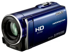 SONY HDR-CX115EL kamera,3.1/1.6MPix, Full HD, 25x zoom - modrá + 16GB SD karta