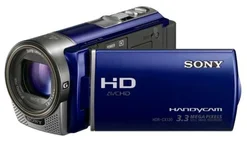 SONY HDR-CX130EL kamera MS/SD/SDHC, Full HD, 30x zoom - modrá + 8GB SD karta