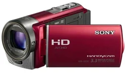 SONY HDR-CX130ER kamera MS/SD/SDHC, Full HD, 30x zoom - červená + 8GB SD karta