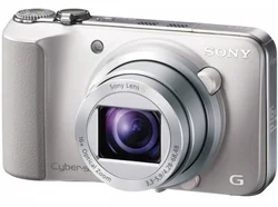 SONY kompakt DSC-HX10R, 18.2MPix, 16x zoom, 3" LCD, Full HD video, 3D, stříbrný, iS