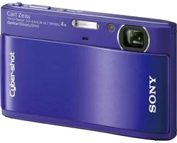 SONY kompakt DSC TX1L 10.2MPix, modrý, 4x zoom, 3"LCD dotykový, videoklipy HD, ISO 3200