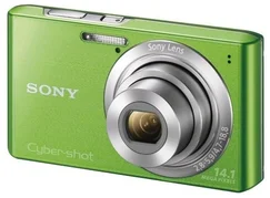 SONY kompakt DSC-W610, 14.1MPix, 4x zoom, 2,7" LCD, zelený