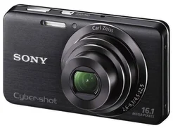 SONY kompakt DSC-W630B, 16.1MPix, 5x zoom, 2,7" LCD, HD video, černý, iS