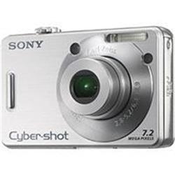 SONY kompakt DSC-W70 Cyber-Shot 7.2Mpix, stříbrný, 3x zoom