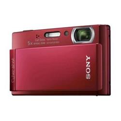 SONY kompakt DSCT300R.CEE9 Cyber-Shot 10.1MPix, červený, 5x zoom