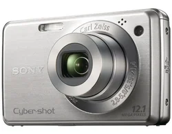 SONY kompakt DSCW220SE9 Cyber-Shot 12,1MPix, stříbrný, 4x zoom, stabilizátor