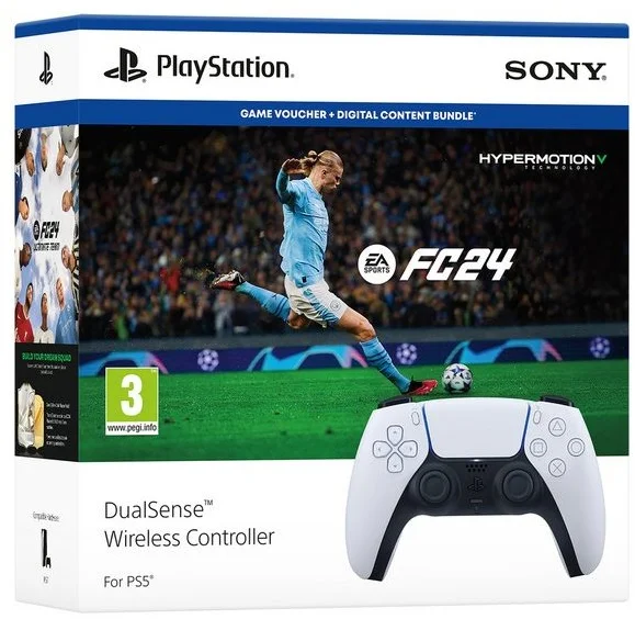 Sony PS5 Bezdrátový ovladač DualSense + EA Sports FC 24