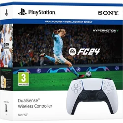 Sony PS5 Bezdrátový ovladač DualSense + EA Sports FC 24