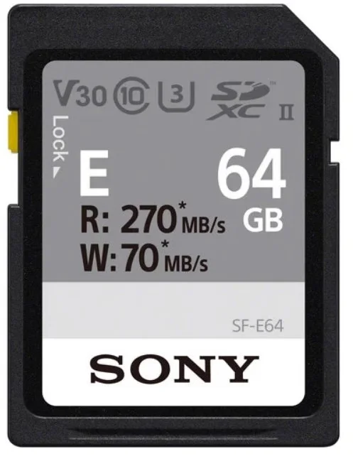 Sony SF-E 64GB Class 10 UHS-II