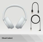 Sony WH-CH720N, biela, model 2023