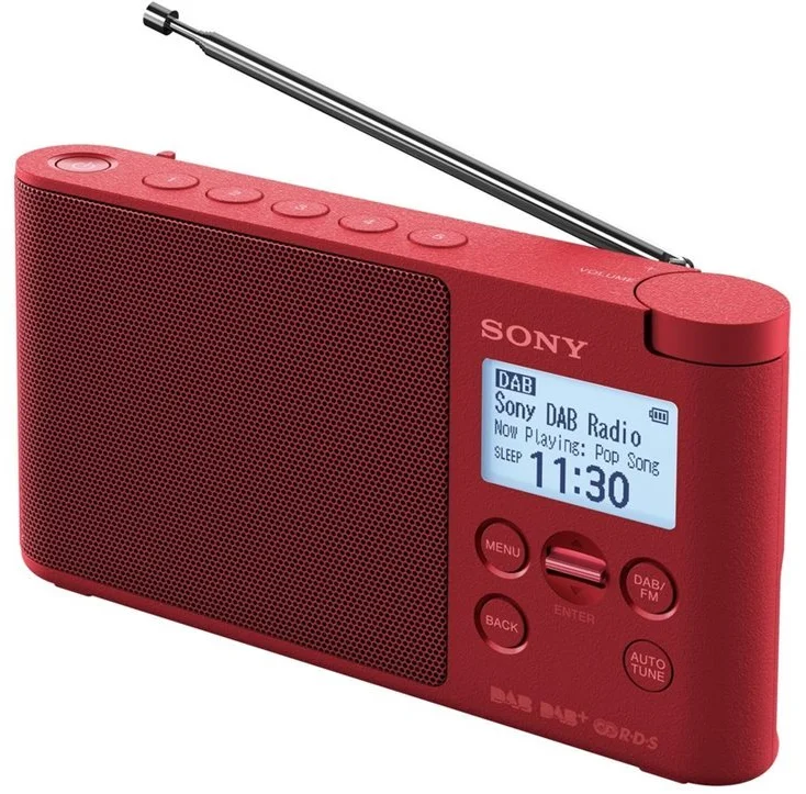 Sony XDR-S41D, červená XDRS41DR.EU8