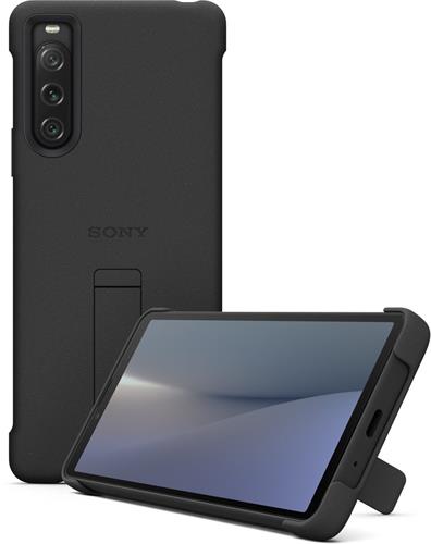 Sony Xperia Stand Cover pre Xperia 10 V 5G čierny