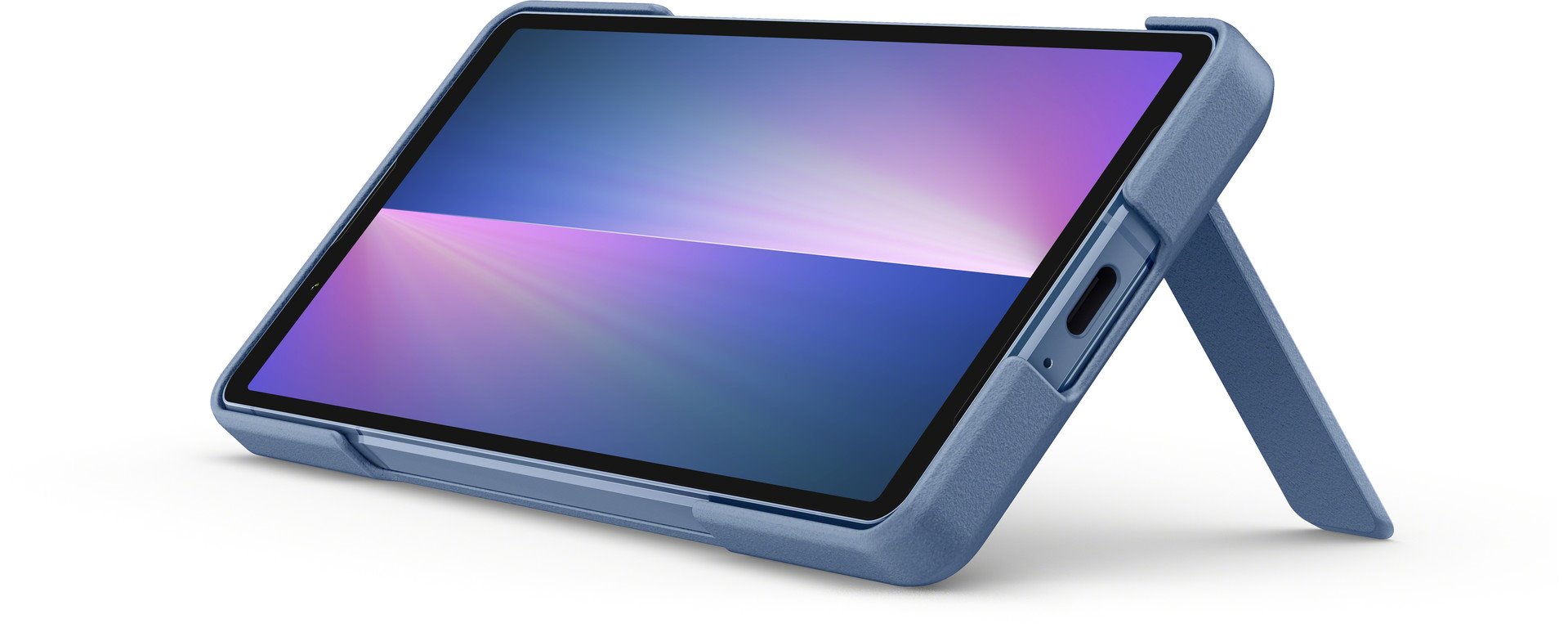 Sony Xperia Stand Cover pro Xperia 5 V 5G modrý