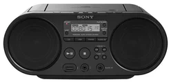 Sony ZS-PS50, černý + sluchátka MDR-ZX110