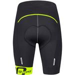 Šortky do pása FORCE s vložkou B30, čierno-fluo veľkosť XS