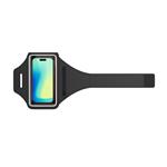 Spello armband na telefon | černá | neoprenový voděodolný materiál | průhledná dotyková plocha