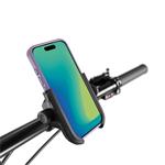 Spello držák telefonu na kolo | černá | pevné uchycení | pro telefony až do 7,2”