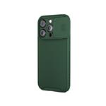Spello Durable Magnetic Case with Protective Cam Slider iPhone 15 - zelená