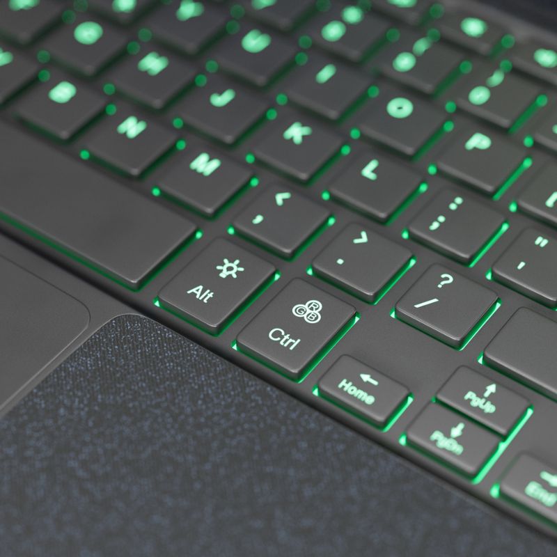 Spello kryt s podsvícenou klávesnicí | Samsung Tab A9+ 11” | CZ | černá | integrovaný stojánek a slot na stylus