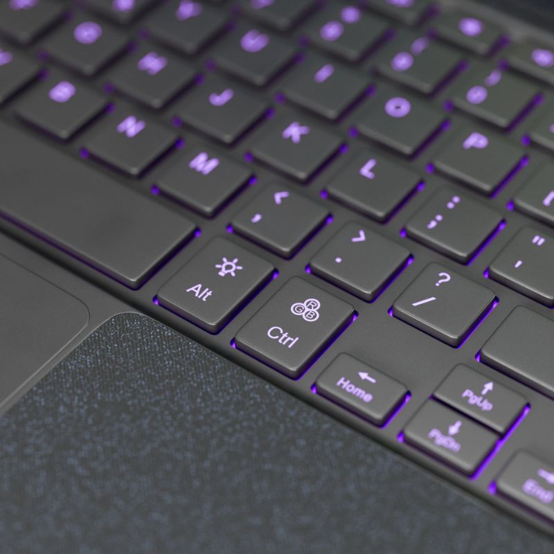 Spello kryt s podsvícenou klávesnicí | Samsung Tab A9+ 11” | CZ | černá | integrovaný stojánek a slot na stylus