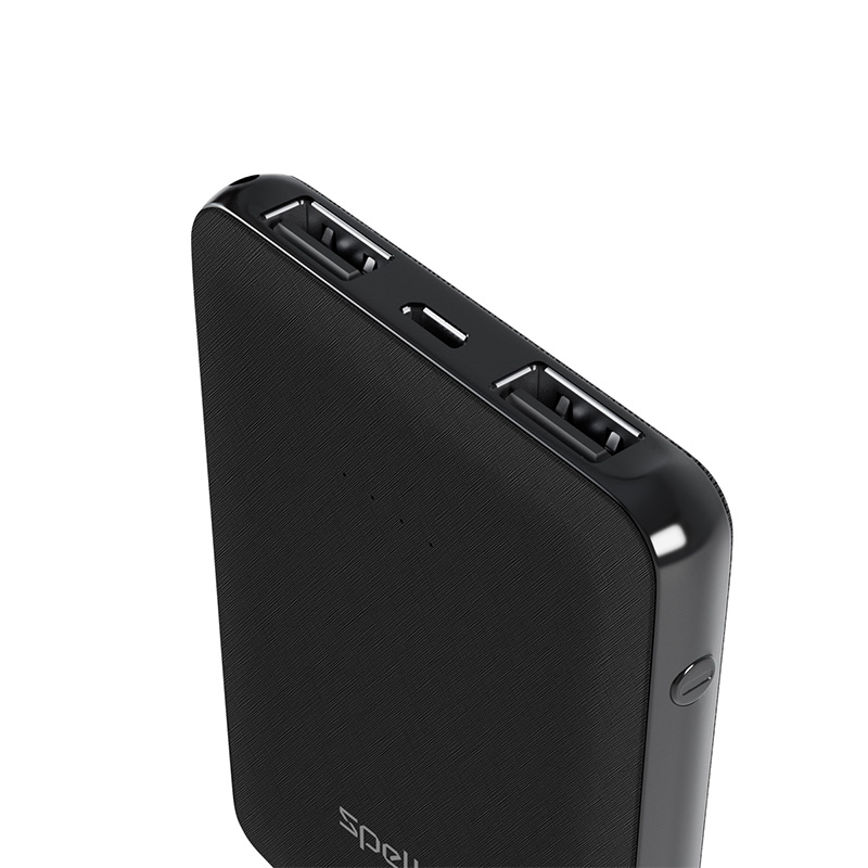 Spello Pocket powerbank - 5000 mAh - čierna