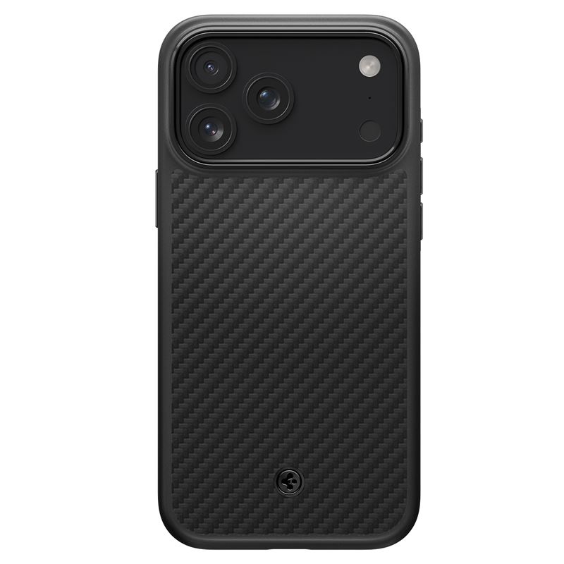 Spigen Enzo Aramid T, black - iPhone 17 Pro Max