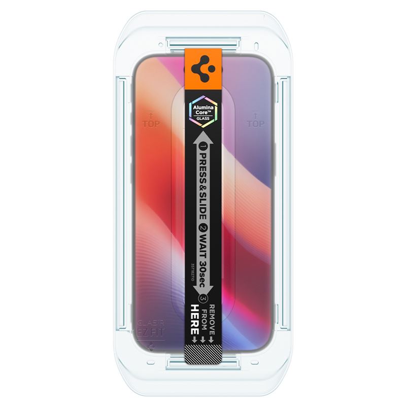 Spigen Glass tR EZ Fit 2 Pack, transparency - iPhone Air