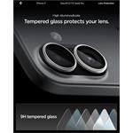 Spigen Glass tR EZ Fit Optik Pro 2 Pack, silver - iPhone 17