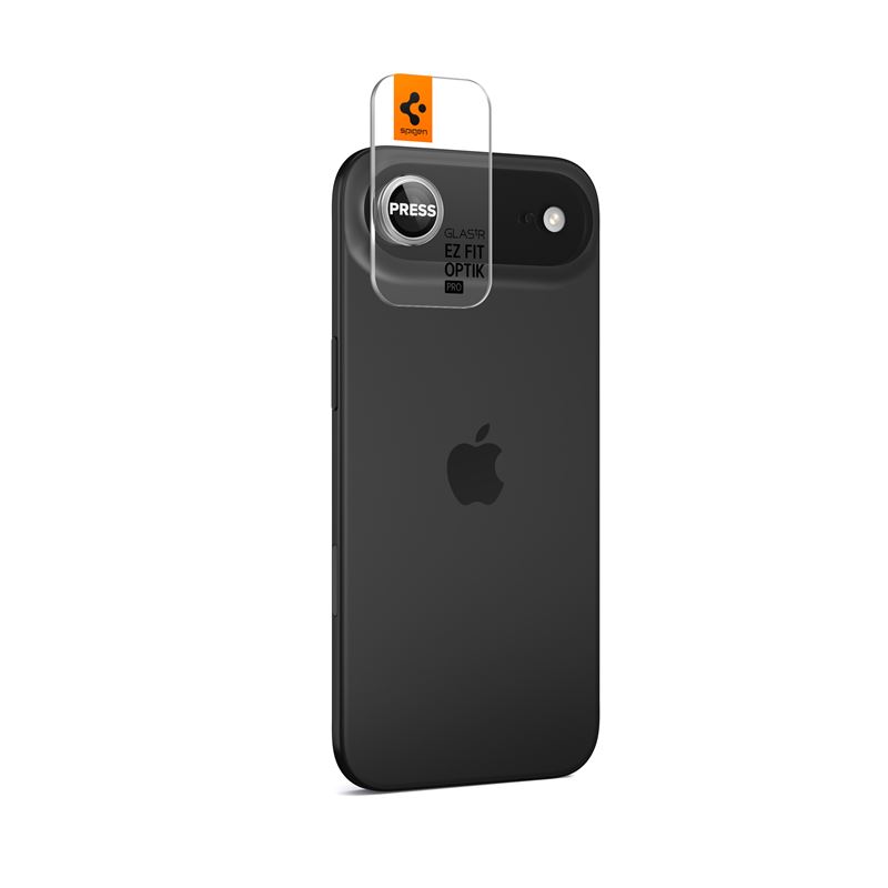 Spigen Glass tR EZ Fit Optik Pro 2 Pack, silver - iPhone Air