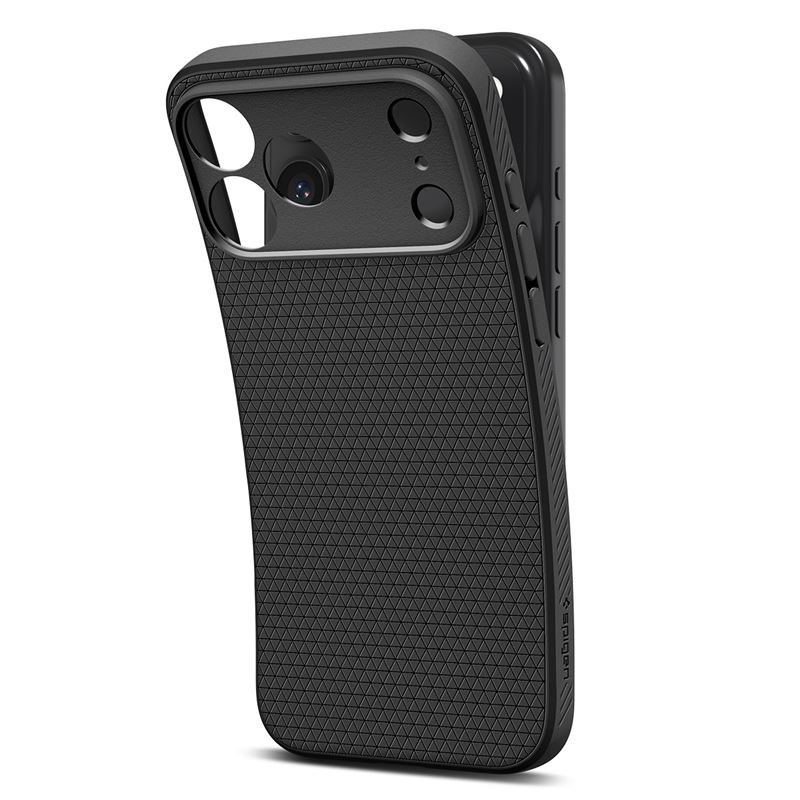 Spigen Liquid Air, matte black - iPhone 17 Pro