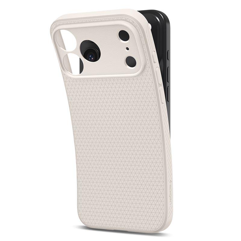 Spigen Liquid Air, natural titanium - iPhone 17 Pro