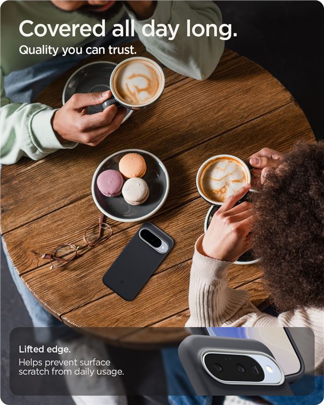 Spigen Nano Pop MagSafe, black sesame - Google Pixel 10 Pro/Pixel 10