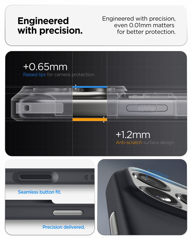 Spigen Nano Pop MagSafe, black sesame - iPhone 17 Pro