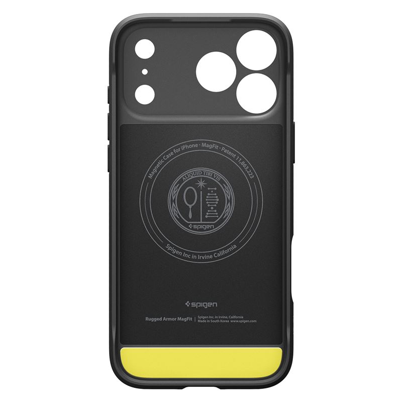 Spigen Rugged Armor MagSafe, matte black - iPhone 17 Pro