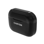 Športové slúchadlá CANYON TWS-3 Bluetooth s mikrofónom, čierne