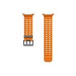 Športový náramok Samsung Marine Band pre hodinky Watch Ultra veľkosti S/M/L oranžový
