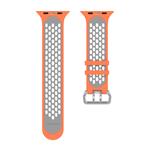 Športový remienok Cubenest pre Apple Watch Sport Band ORANGE so sivou farbou (42-49 mm)