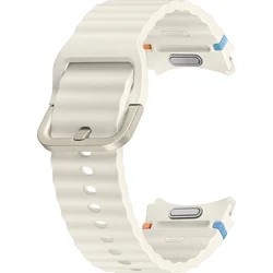 Športový remienok Samsung pre hodinky Watch 7 veľkosti S/M béžový